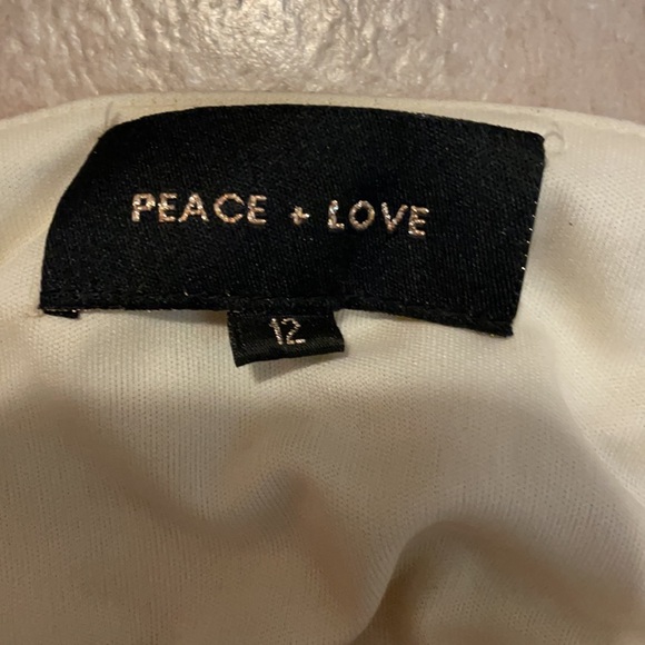 Size 12 Peace and Love beaded skirt. - Picture 3 of 3